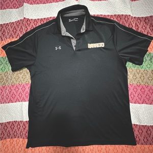 Rare Under armor BARRETO power equipment collar shirt